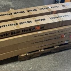 Springtown Location-8 boxes of Acoustic/Sound proof Slat Wall Panels