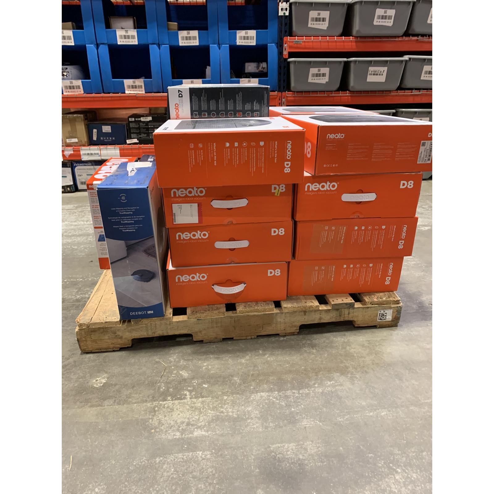 PALLET OF 20 NEATO ROBOT VACUUMS