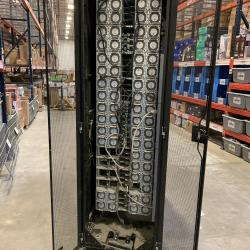 SERVER RACK AND INSTALLED EQUIPMENT AS PICTURED