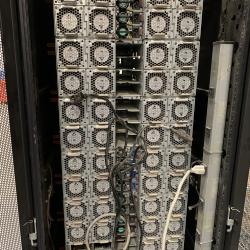 SERVER RACK AND INSTALLED EQUIPMENT AS PICTURED