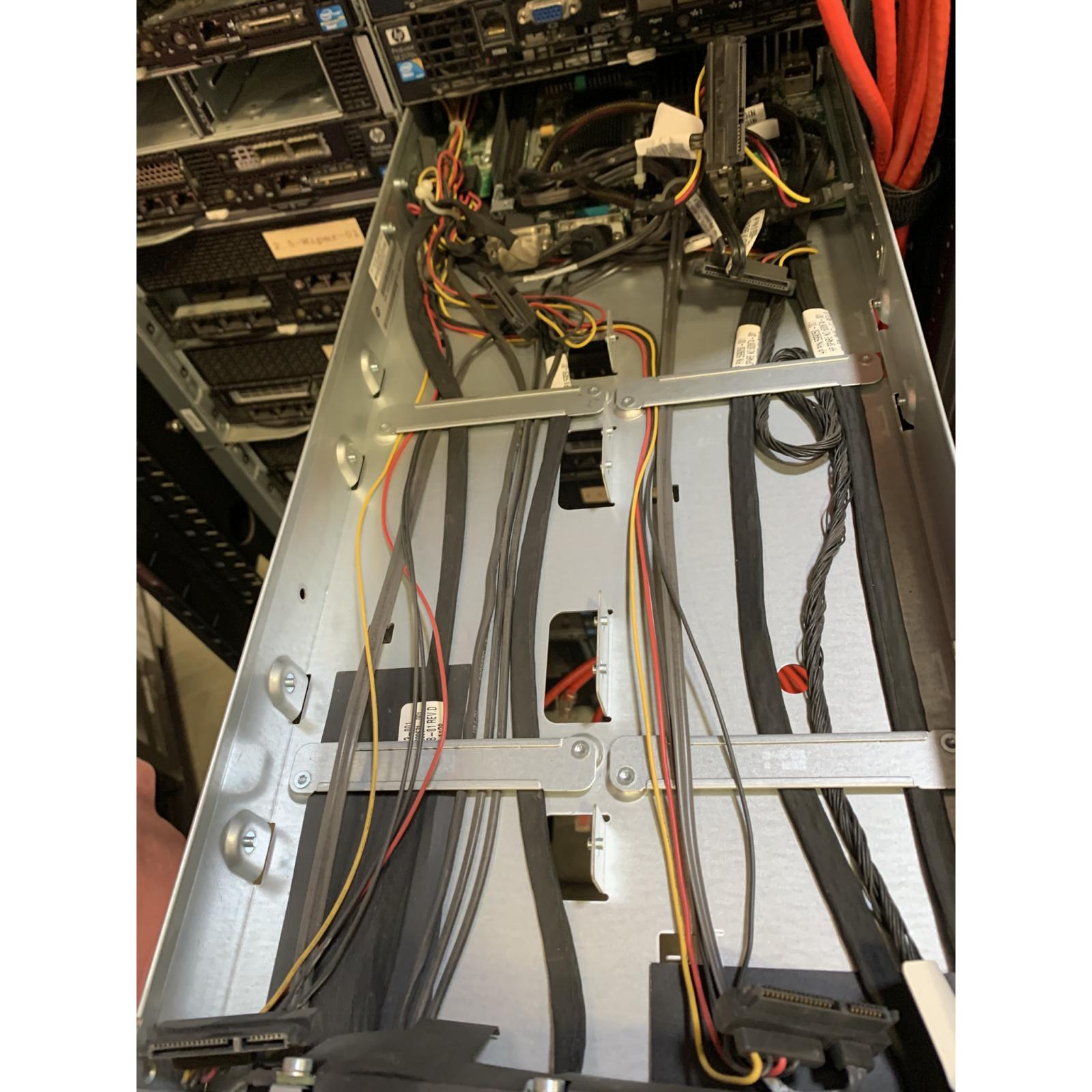 SERVER RACK AND INSTALLED EQUIPMENT AS PICTURED
