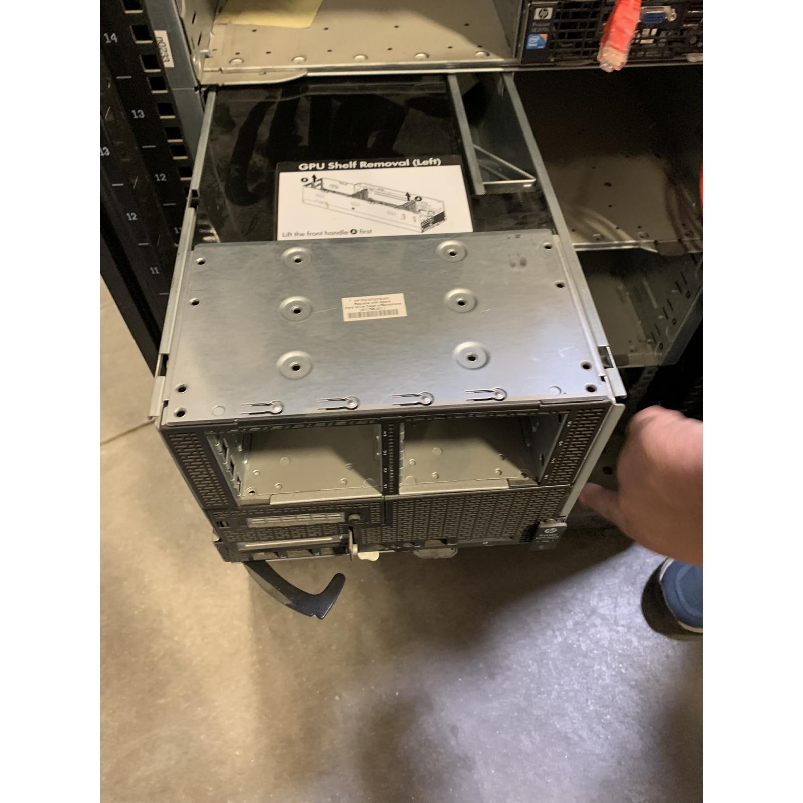 SERVER RACK AND INSTALLED EQUIPMENT AS PICTURED