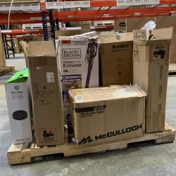Lot of 12 - Mixed Home Cleaning Returns Lot – Robot Vacuums, Cordless Vacuums & Steam Cleaner (USED)