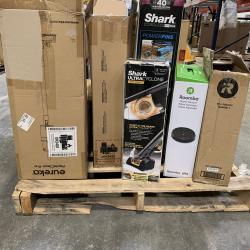 Lot of 12 - Mixed Home Cleaning Returns Lot – Robot Vacuums, Cordless Vacuums & Steam Cleaner (USED)