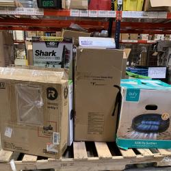 Lot of 12 - Mixed Home Cleaning Returns Lot – Robot Vacuums, Cordless Vacuums & Steam Cleaner (USED)