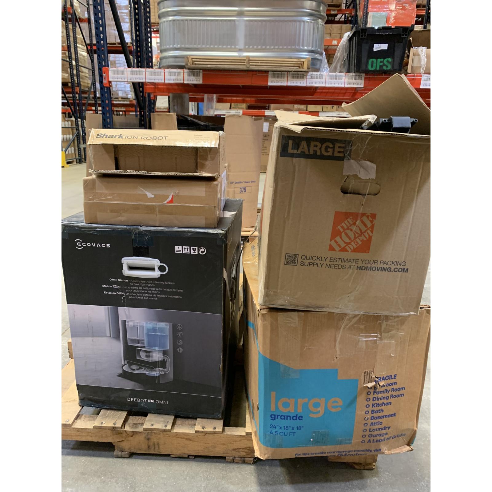 Lot of 9 - Mixed Home Cleaning Returns Lot – Robot Vacuums, Carpet Cleaners & Cordless Vacuums (USED)