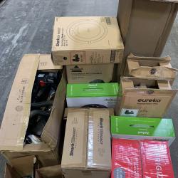 Mixed Home Goods Pallet – Shark, iRobot, BISSELL, Eureka, Frigidaire & More – Used