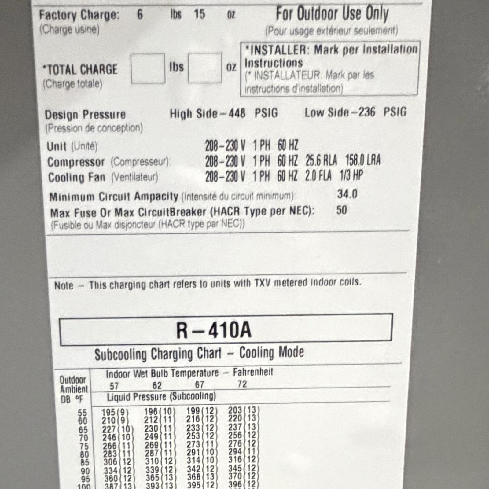 A/C 4 TONS CONDENSER
