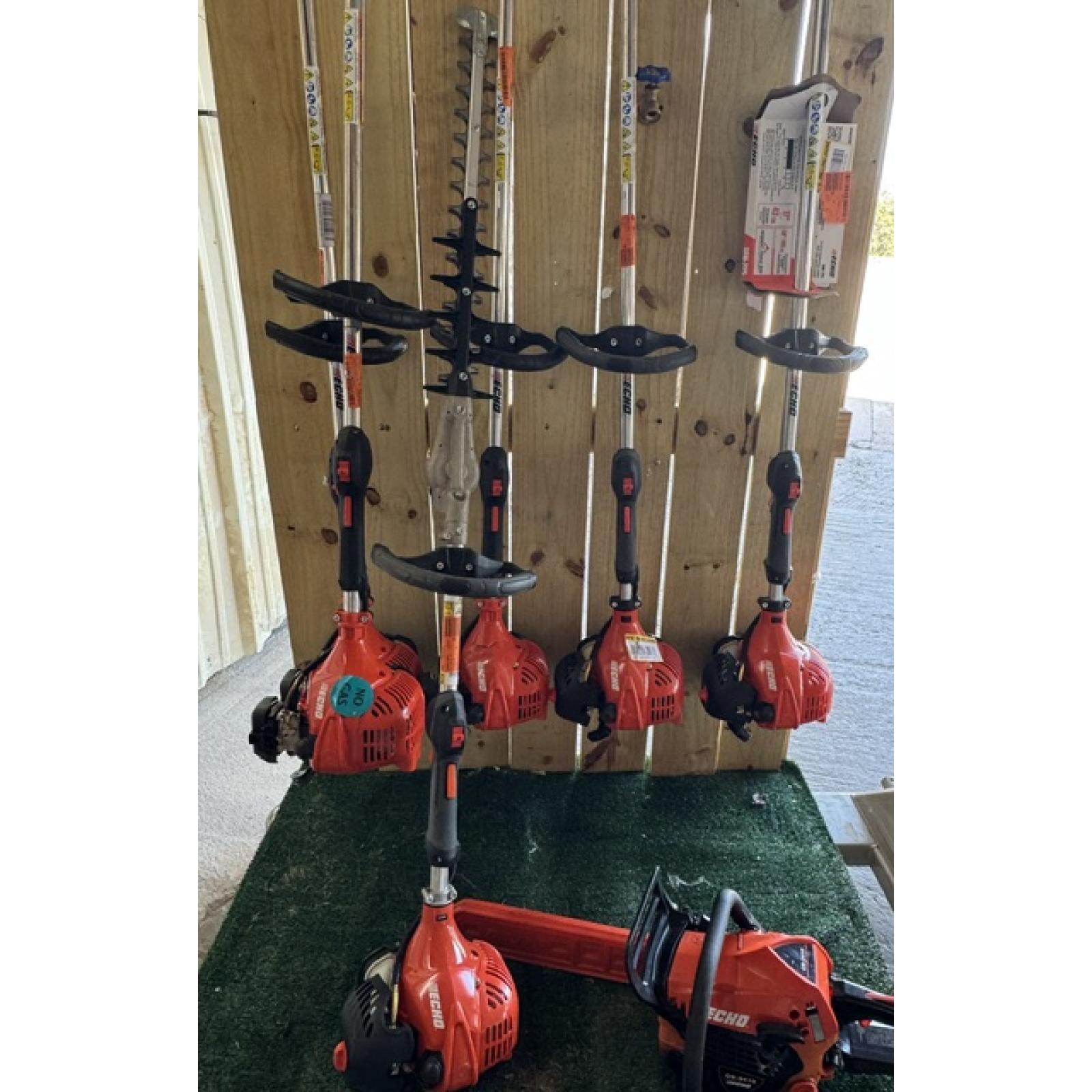 Springtown Location- 5 Echo Weed Eaters, Chainsaw, Hedger