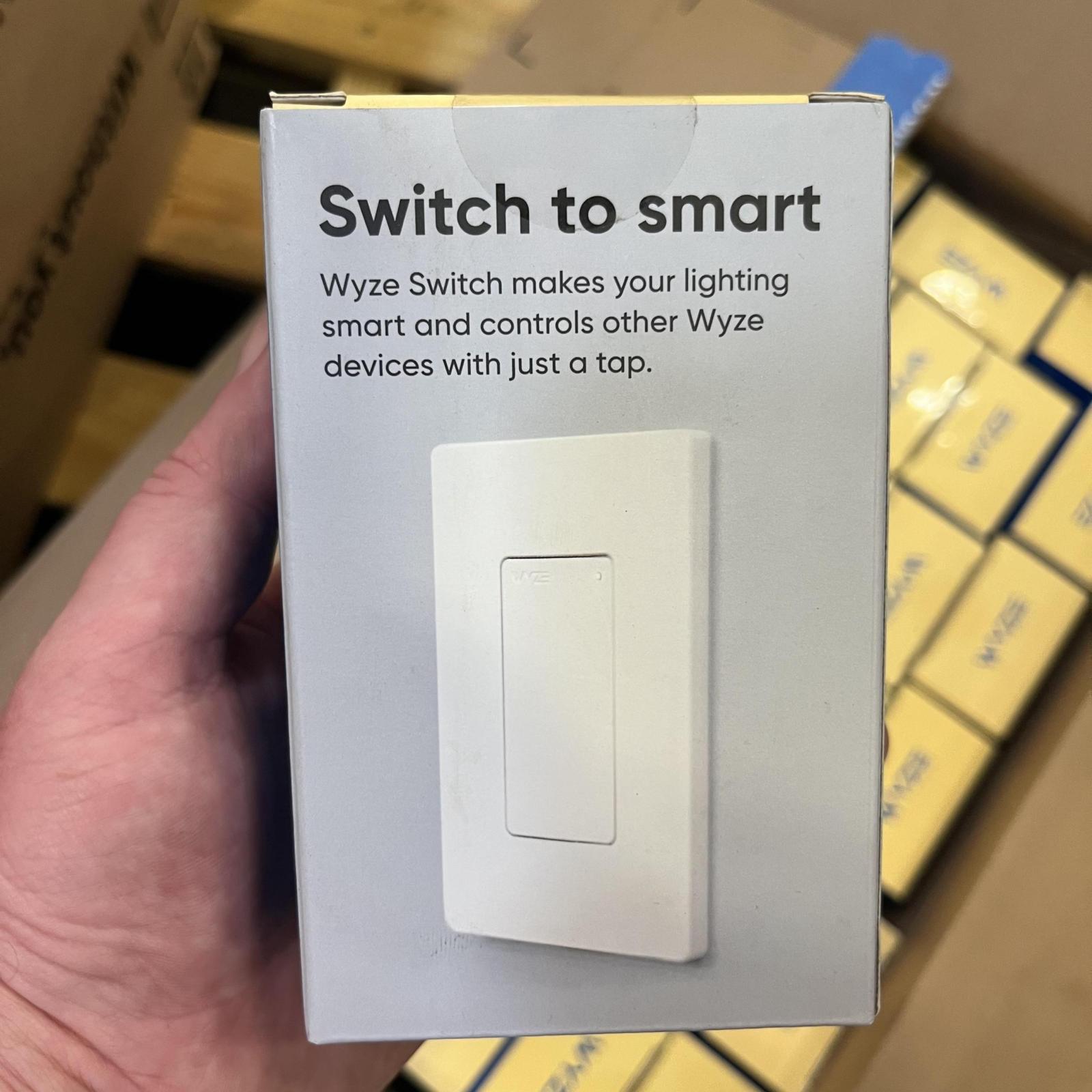Wyze Switch Single Pole Works with Alexa & Google White WLPS1-RB (lot of 39)