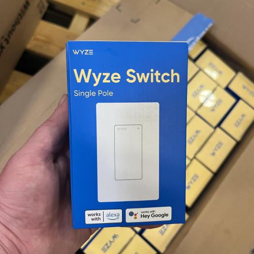 Wyze Switch Single Pole Works with Alexa & Google White WLPS1-RB (lot of 39)