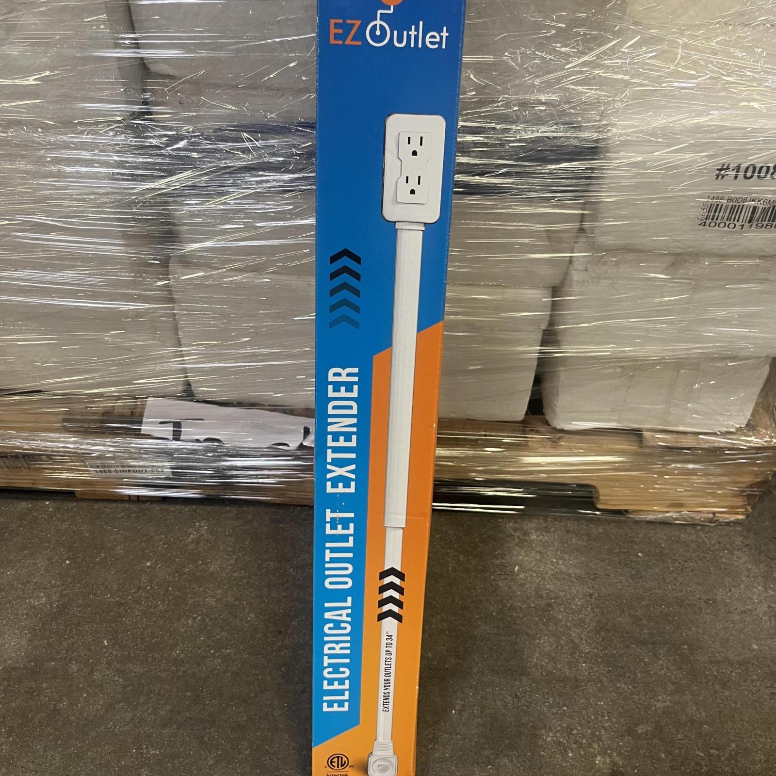 LOT of 50 - EZ Outlet Electrical Outlet Extender — Like New AS-IS Open Box — USED