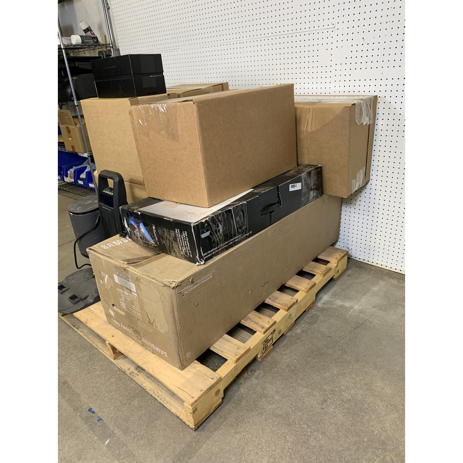 SALVAGE - Mixed Electronics & Appliances Lot – Samsung Odyssey G9, Dell 4K Monitor, KitchenAid & More – Total LOT MSRP $5,474.85