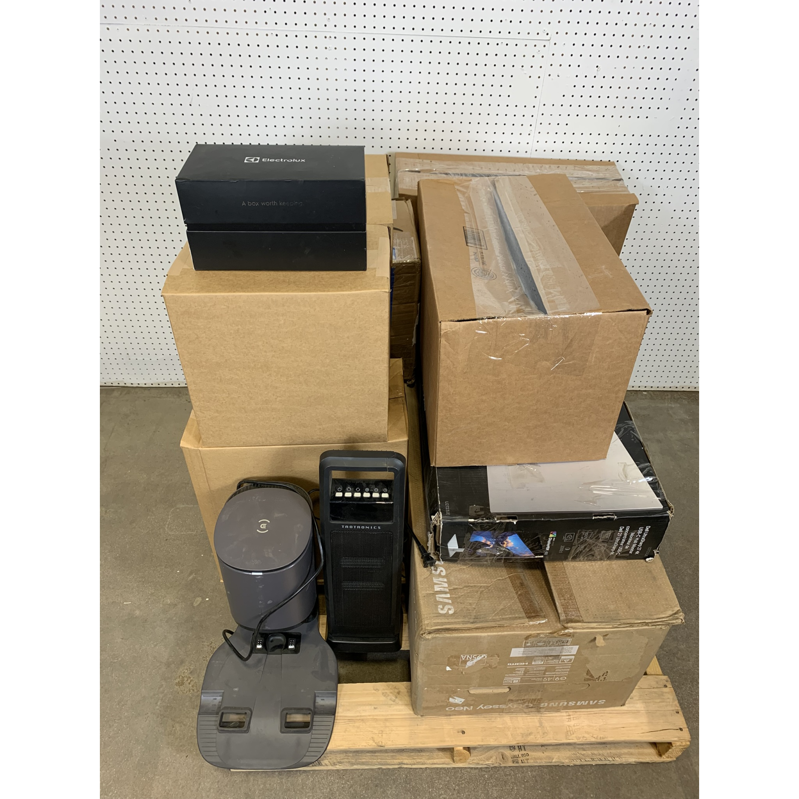 SALVAGE - Mixed Electronics & Appliances Lot – Samsung Odyssey G9, Dell 4K Monitor, KitchenAid & More – Total LOT MSRP $5,474.85