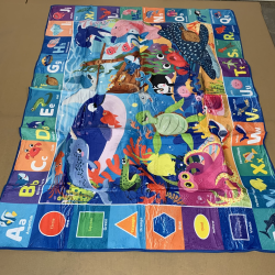 LOT OF 9 -New Open-Box Mixed Rugs & Floor Mats – Area Rugs, Runners, Play Mats