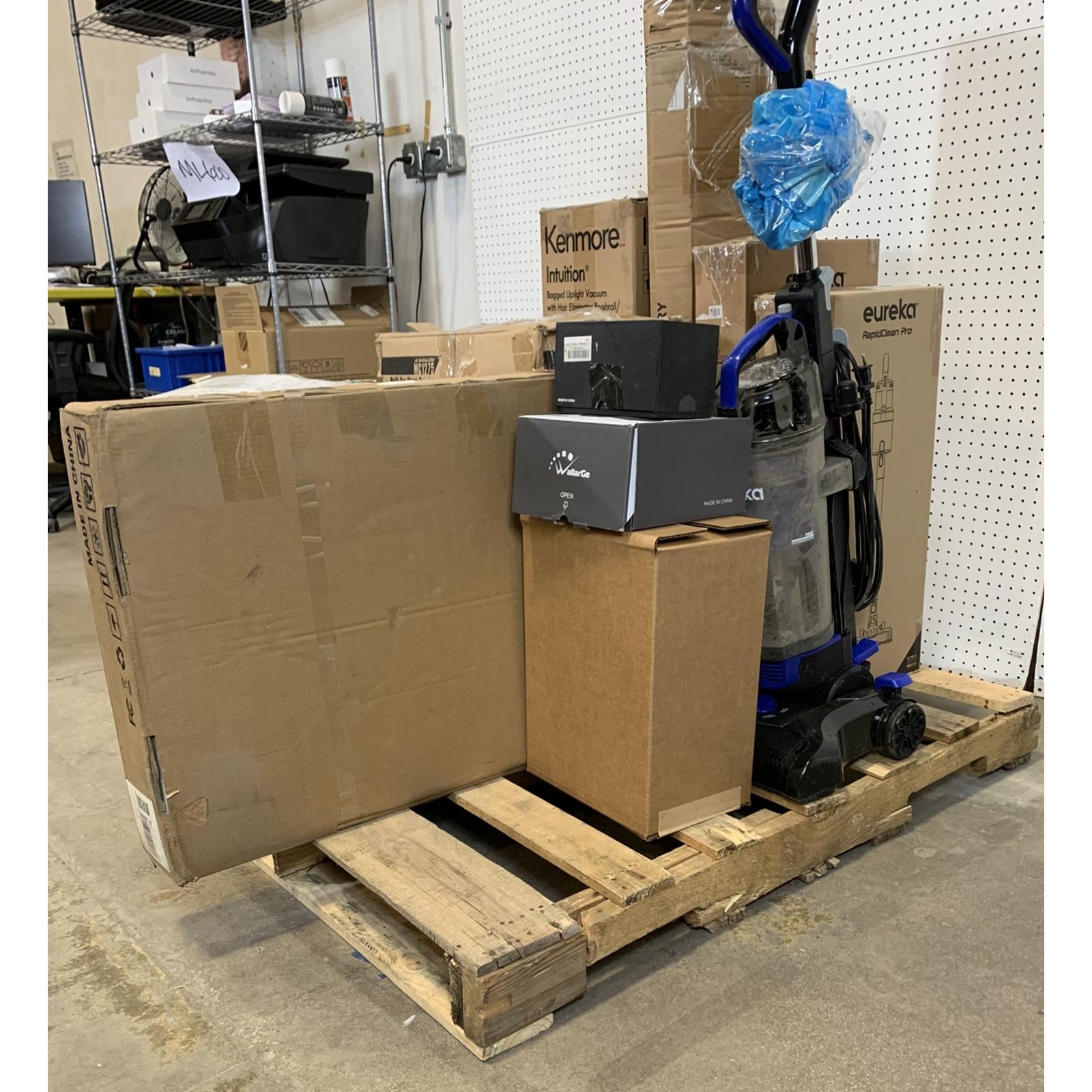 LOT OF 12 - Mixed Used AS-IS Returns Lot – Vacuums, Air Fryer Oven, Ice Maker, Steam Cleaner – $1,926 MSRP