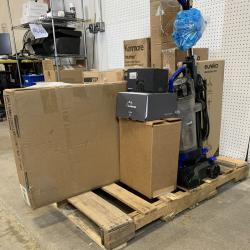 LOT OF 12 - Mixed Used AS-IS Returns Lot – Vacuums, Air Fryer Oven, Ice Maker, Steam Cleaner – $1,926 MSRP