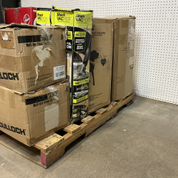 LOT OF 11 - USED - MIXED FLOOR CARE & VACUUM PALLET - Bissell, Shark, Hoover, McCulloch & Eureka - Total LOT MSRP $1,819