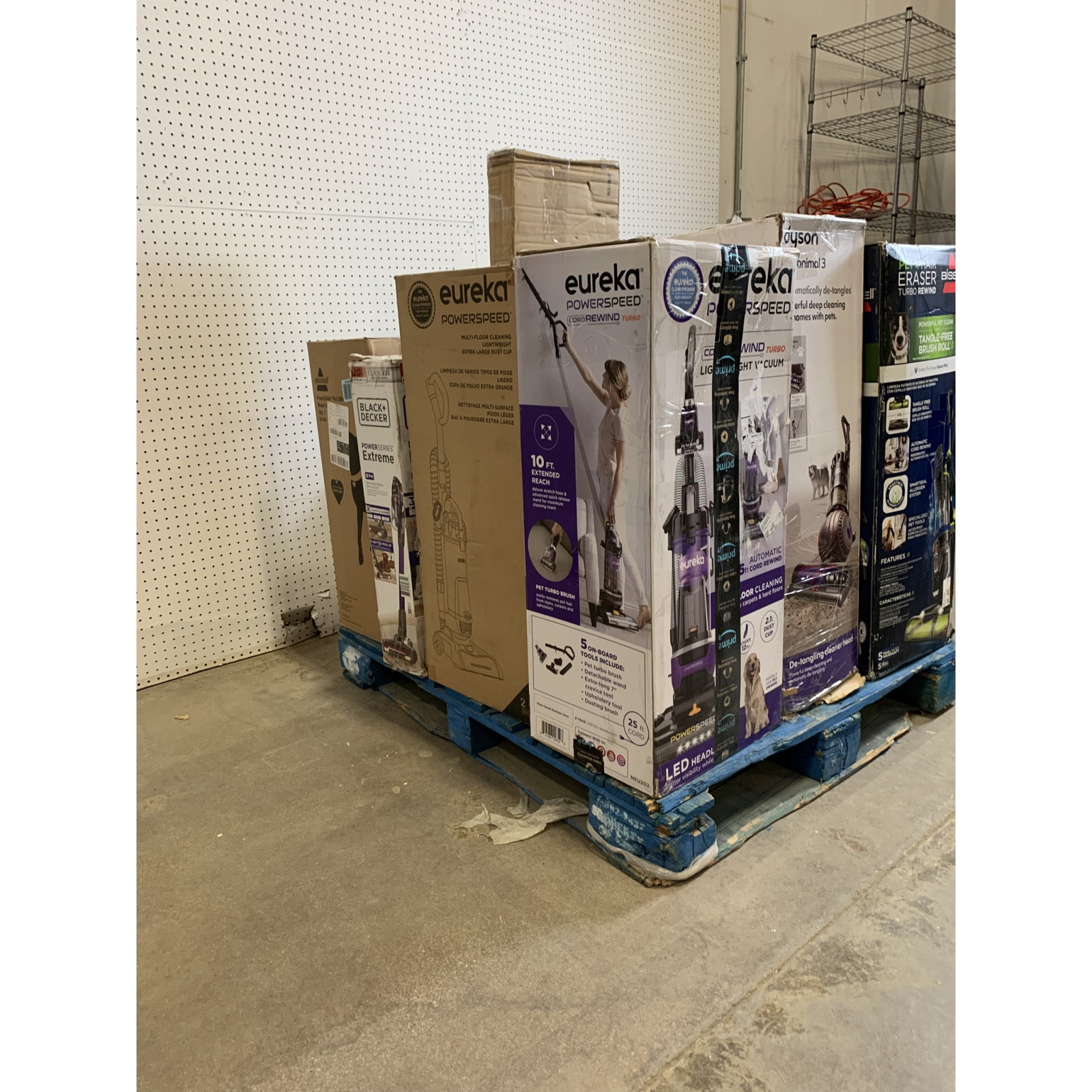 LOT OF 13 - Used Mixed Vacuum Lot – Dyson, Bissell, Eureka & Black+Decker - Total LOT MSRP $2,288