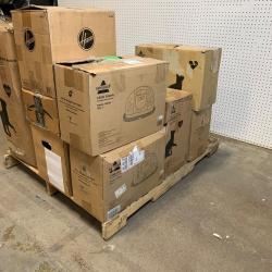 LOT OF 12 - Used Mixed Carpet & Upholstery Cleaning Pallet– Total LOT MSRP $1,289 – Bissell & Hoover