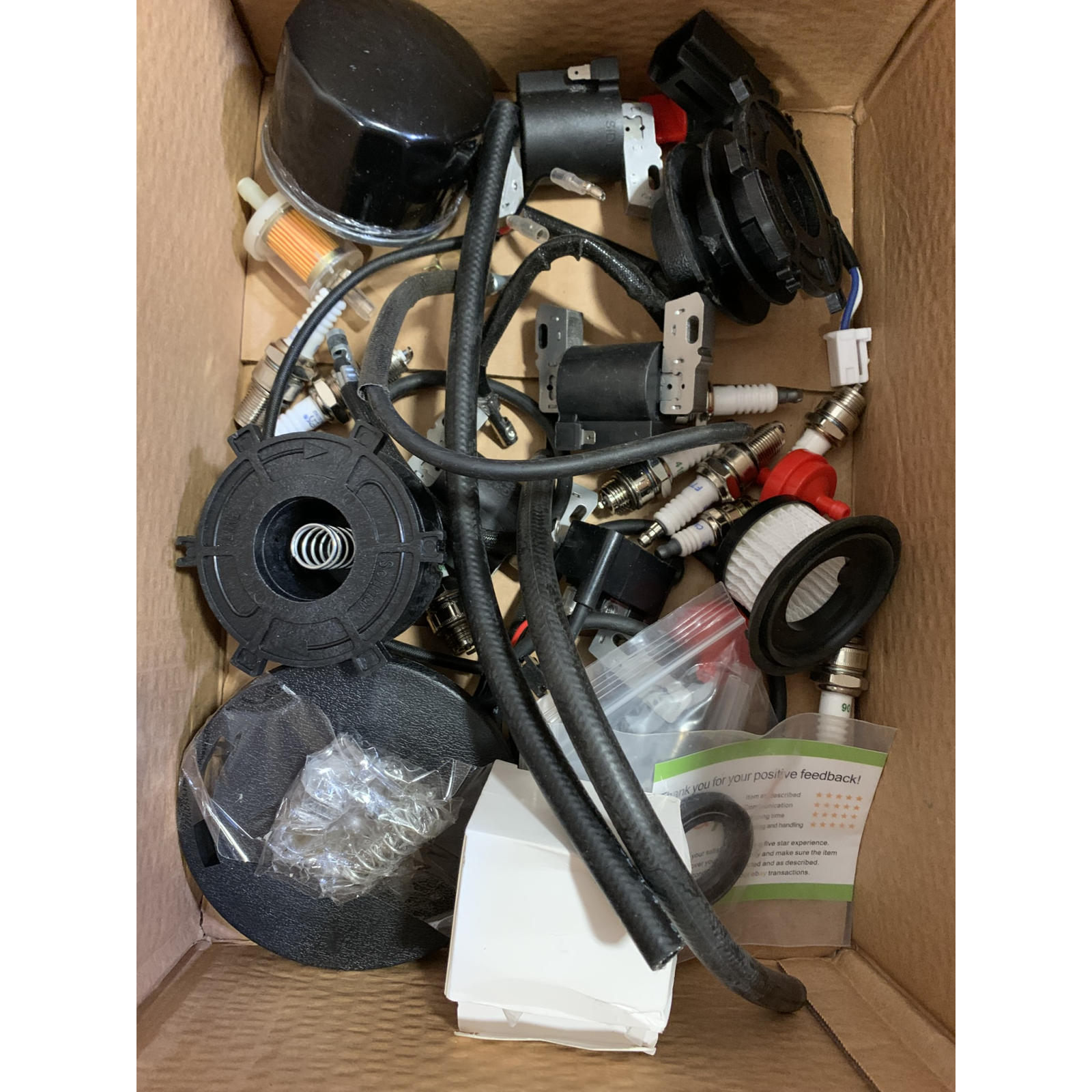 LOT OF 7 - USED MIXED AUTOMOTIVE PARTS PALLET – HEADLIGHTS, RADIATORS, GRILLES & MORE - Total LOT MSRP $626