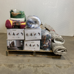 LOT OF 25 - USED Mixed Home Goods, Rugs, Blankets & Memorial Items – Various Brands - Total LOT MSRP $440