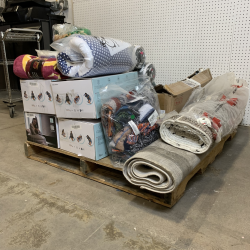 LOT OF 25 - USED Mixed Home Goods, Rugs, Blankets & Memorial Items – Various Brands - Total LOT MSRP $440