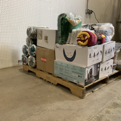 LOT OF 25 - USED Mixed Home Goods, Rugs, Blankets & Memorial Items – Various Brands - Total LOT MSRP $440