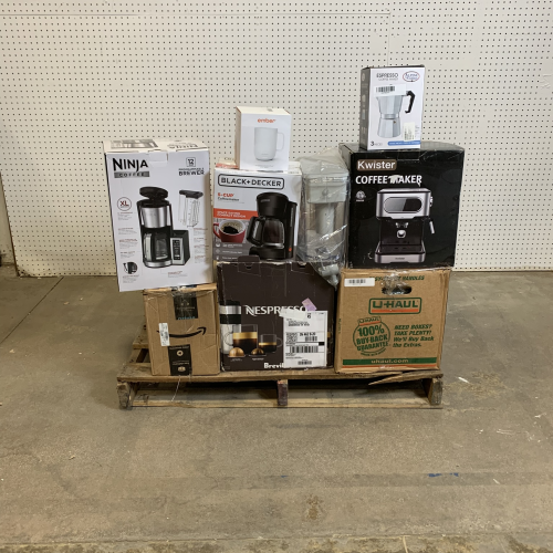 LOT OF 12 - Mixed USED Mixed Kitchen Appliances & Small Appliances – Ninja, Breville, Chefman & More - Total LOT MSRP $505