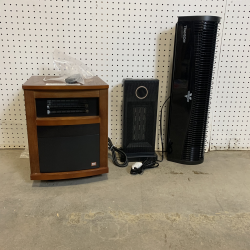 LOT OF 6 - USED Mixed Fans & Heaters – Vornado, Pelonis, Comfort Glow & More - Total LOT MSRP $405