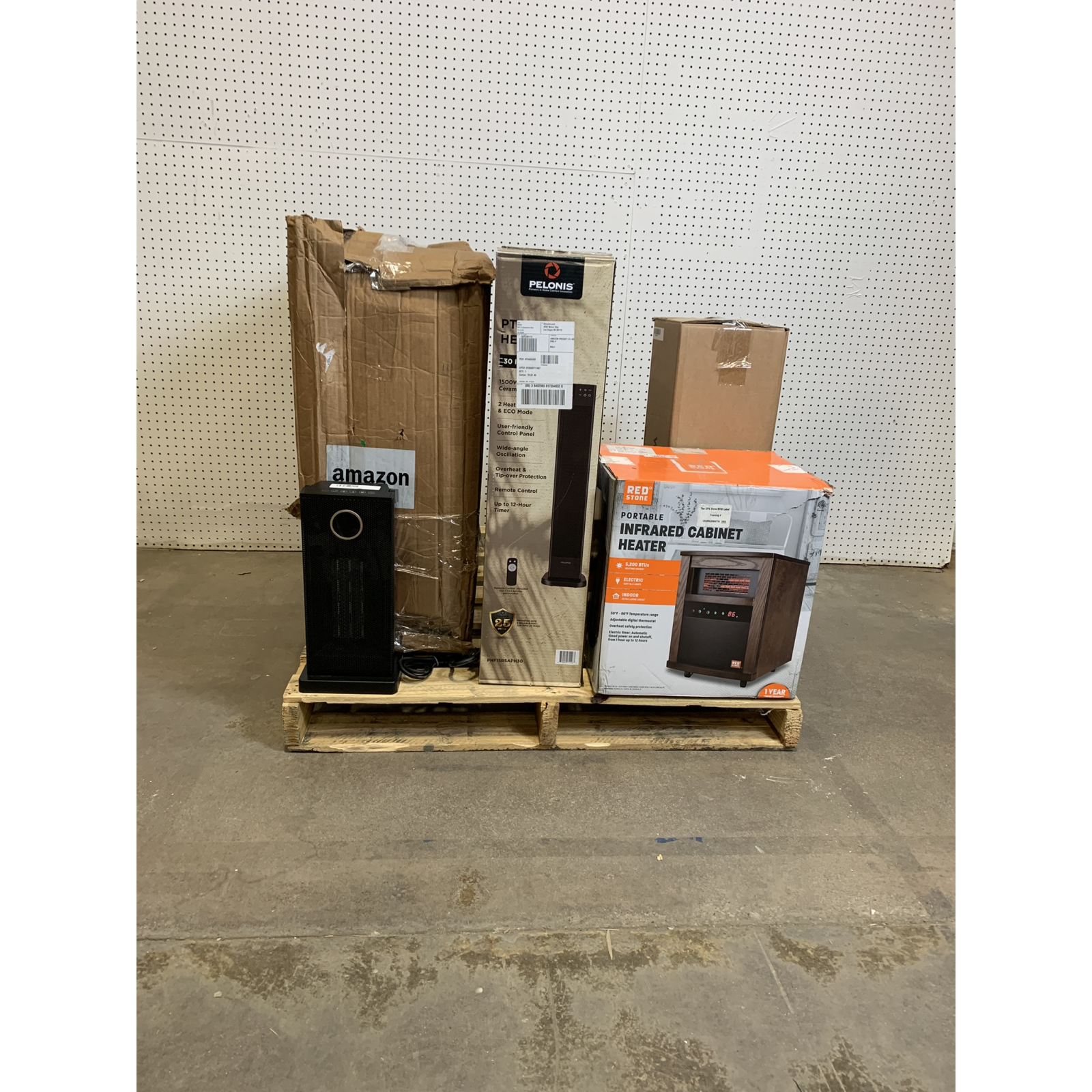 LOT OF 6 - USED Mixed Fans & Heaters – Vornado, Pelonis, Comfort Glow & More - Total LOT MSRP $405