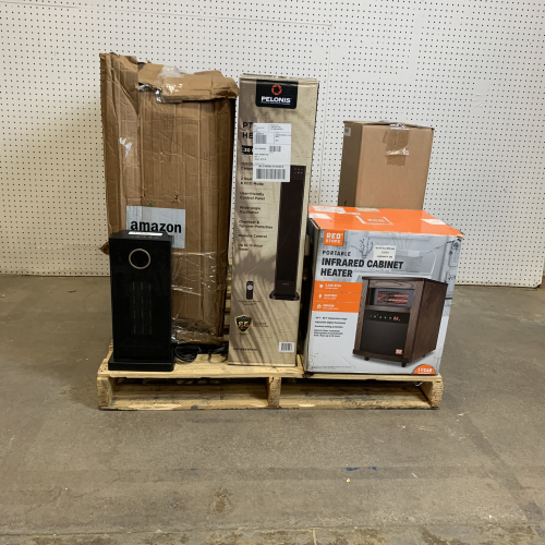 LOT OF 6 - USED Mixed Fans & Heaters – Vornado, Pelonis, Comfort Glow & More - Total LOT MSRP $405