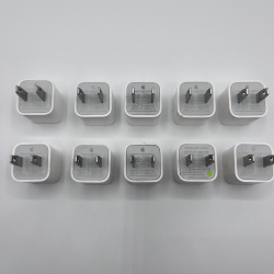 LOT OF 10 – Used Apple OEM USB Power Adapters / Wall Chargers