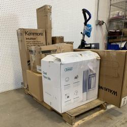 LOT OF 12 - Mixed Used AS-IS Returns Lot – Vacuums, Air Fryer Oven, Ice Maker, Steam Cleaner – $1,926 MSRP