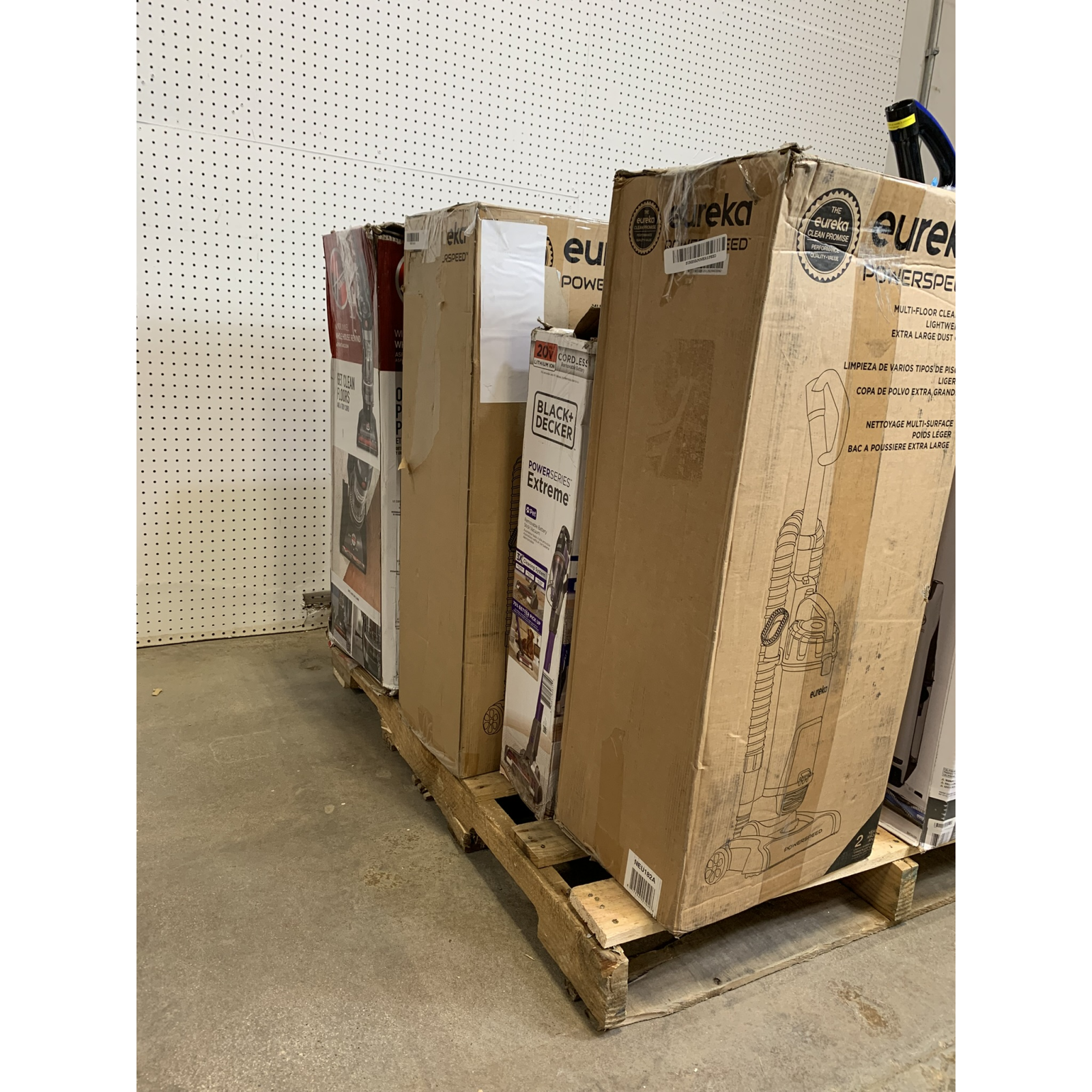 LOT OF 13 - Used Mixed Vacuum Lot – Total LOT MSRP $2,109.87 – Shark, Hoover, Eureka, Bissell & More