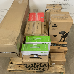 Used Mixed Returns Pallet – Shark, iRobot, BISSELL, Eureka, Hoover, Frigidaire & More – Total Lot MSRP $2,619