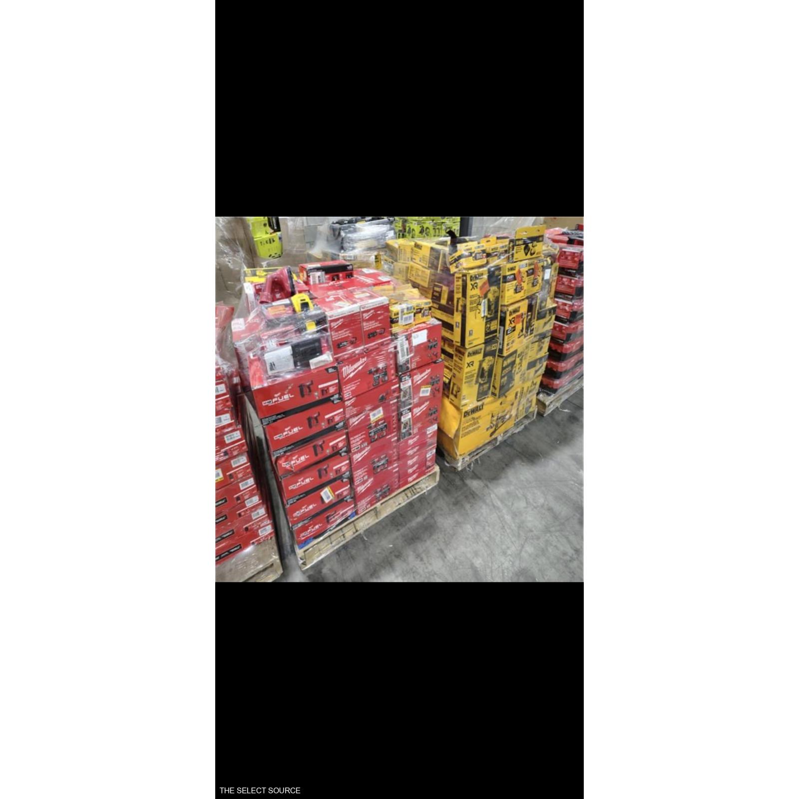 Pittston Location As-Is Power Tools Partial Truckload (8 Pallets) 4606-D