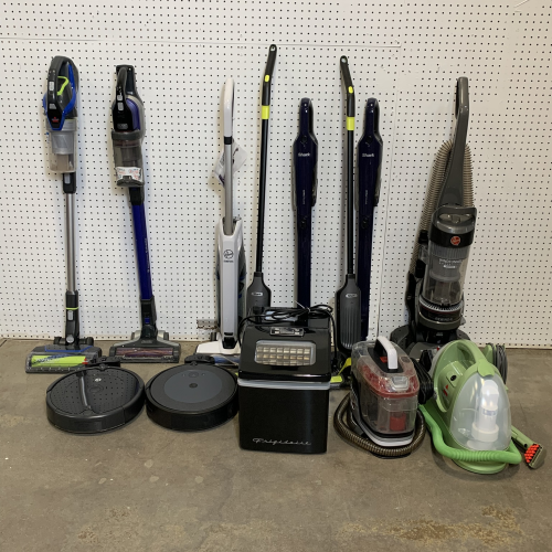 Mixed Vacuum & Small Appliance Return Pallet – Hoover, Shark, iRobot, Bissell, Frigidaire & More – Used/Unprocessed Returns