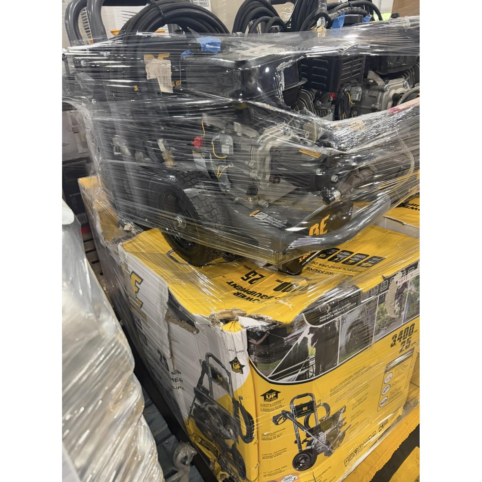 Pressure Washers 3400 PSI QTY 8 P/PALLET