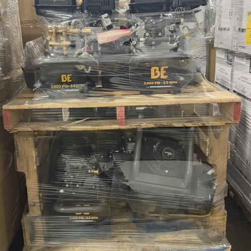 Pressure Washers 3400 PSI QTY 8 P/PALLET