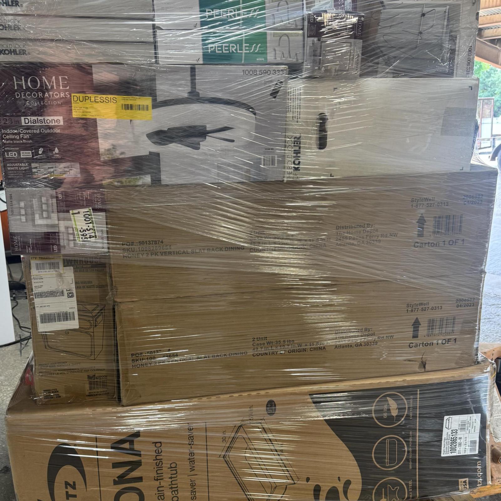 Springtown Location- Mixed Pallet Household Items