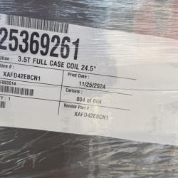 Springtown Location- Pallet of 8 Johnson Controls 3.5 Ton Upflow or Downflow Full Case Coil