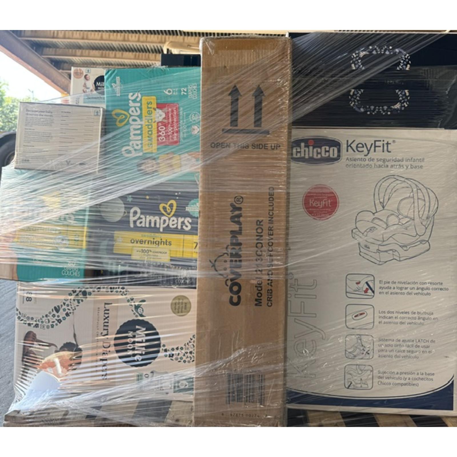 Springtown- Mixed Baby Pallet- Car Seats, Diapers, Wipes