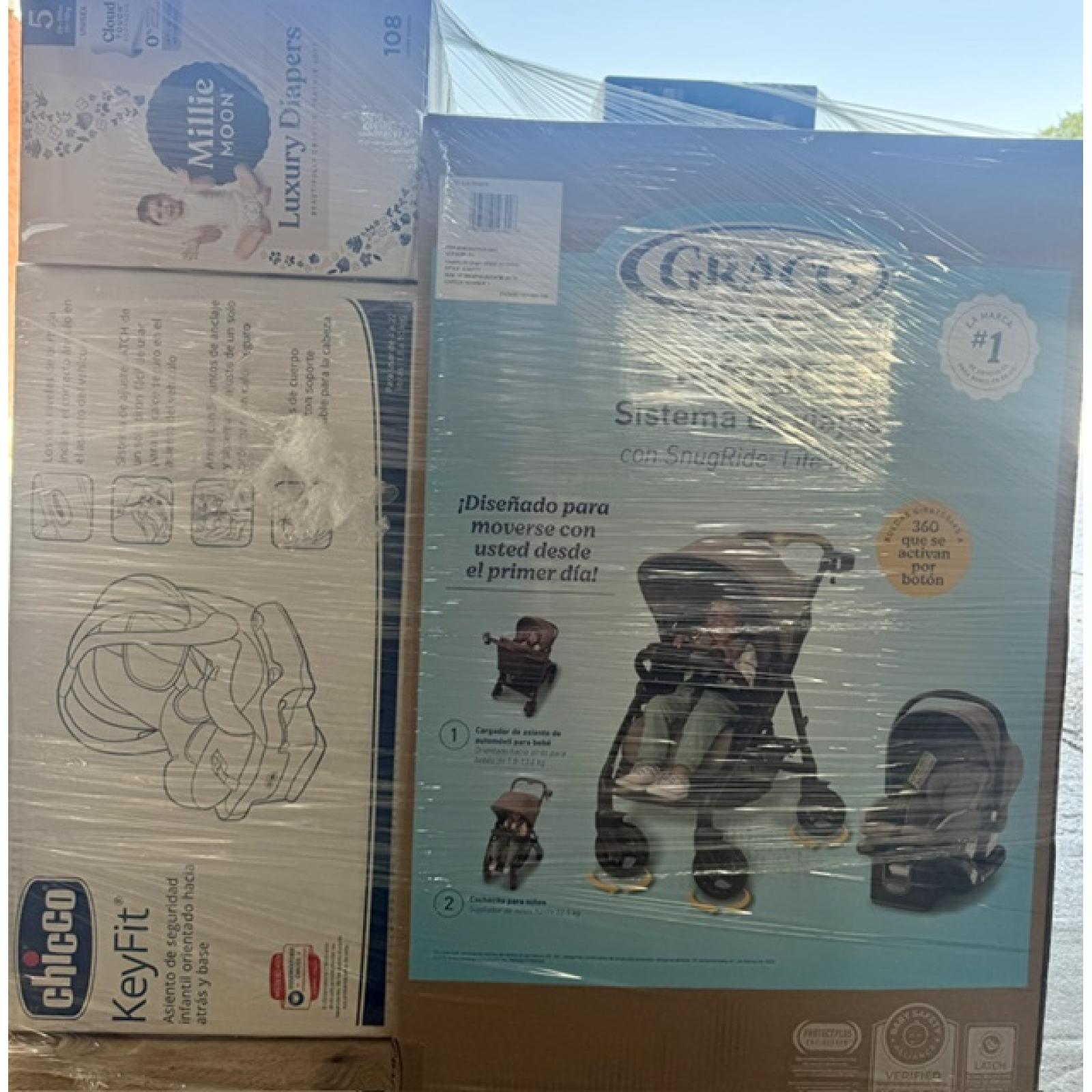 Springtown- Mixed Baby Pallet- Car Seats, Diapers, Wipes