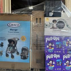 Springtown- Mixed Baby Pallet- Car Seats, Diapers, Wipes