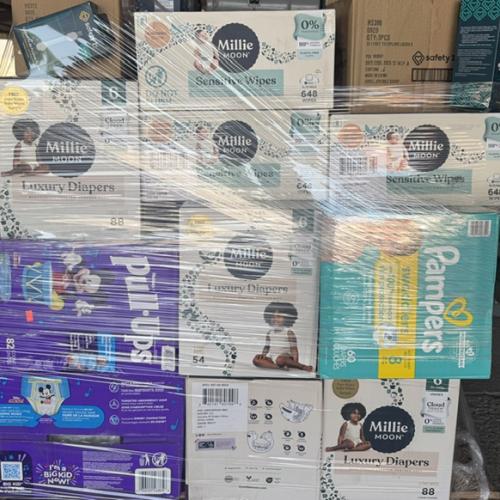 Springtown- Mixed Baby Pallet- Car Seats, Diapers, Wipes