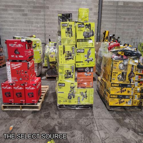 Pittston Location As-Is Power Tools Partial Truckload (12 Pallets) 8627-A