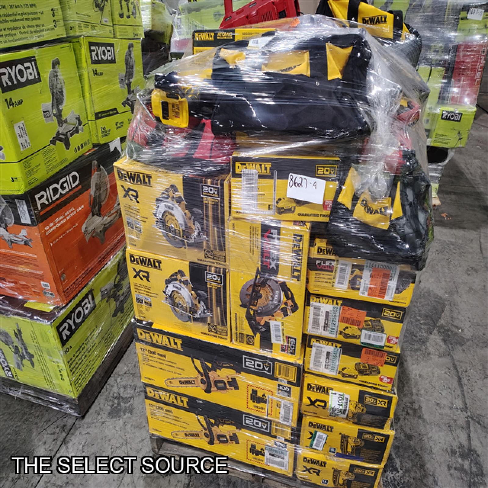 Pittston Location As-Is Power Tools Partial Truckload (12 Pallets) 8627-A
