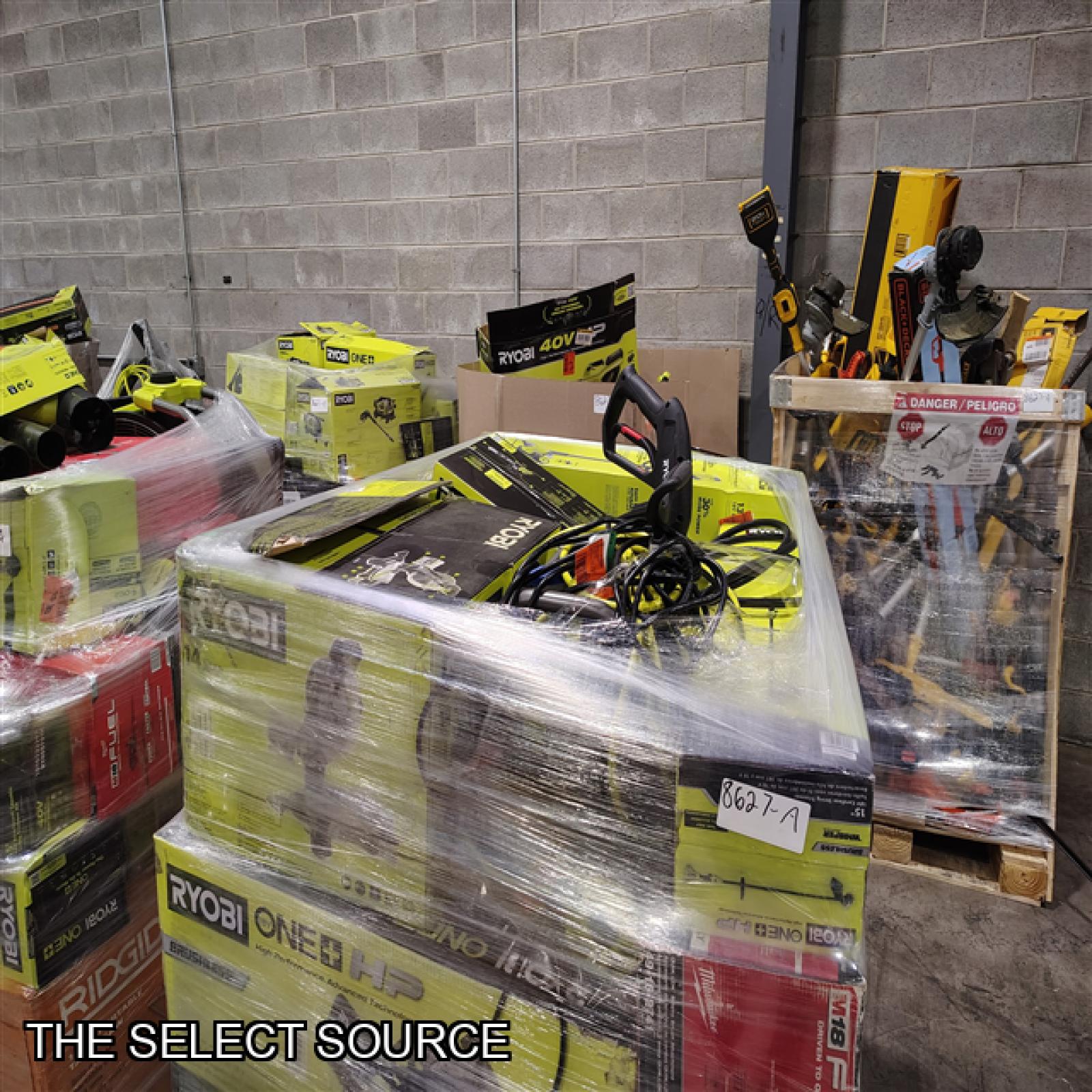 Pittston Location As-Is Power Tools Partial Truckload (12 Pallets) 8627-A