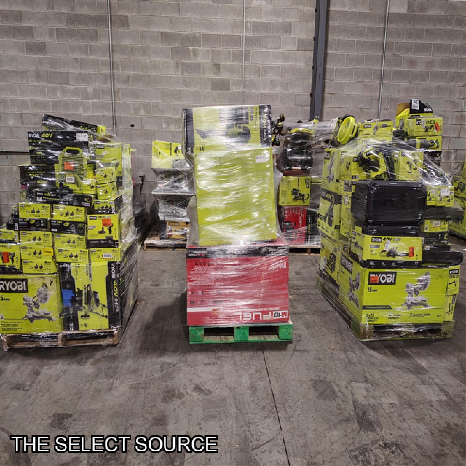 Pittston Location As-Is Power Tools Partial Truckload (8 pallets) 8631-A